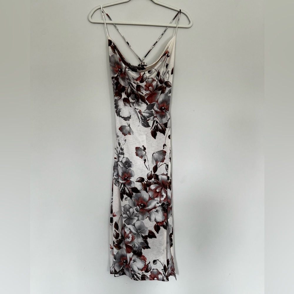 Windsor Floral Dress - slit on side